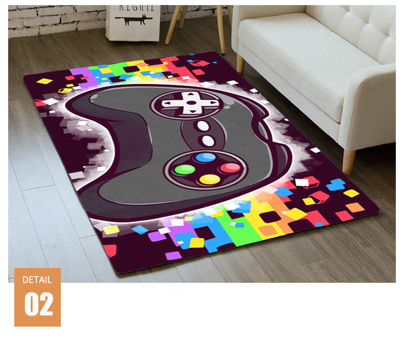 Starry Sky Area Rug - Soft Flannel Floor Mat for Living Room