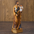 Saint Joseph Statue - Hand-Painted Religious Figurine for Home Decor