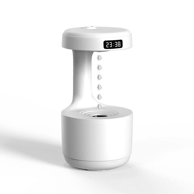 Anti-Gravity Water Drop Humidifier - Levitating Mist Maker with LED Ambiance Light